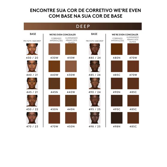 WE'RE EVEN  CORRETIVO 485C